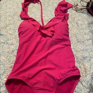 Pink one piece